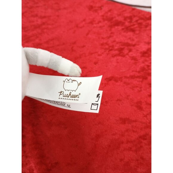 Pusheen White Cat Mystery Plush Clip With Pink Face And Yellow Accents 2024 Coll - Picture 6 of 7